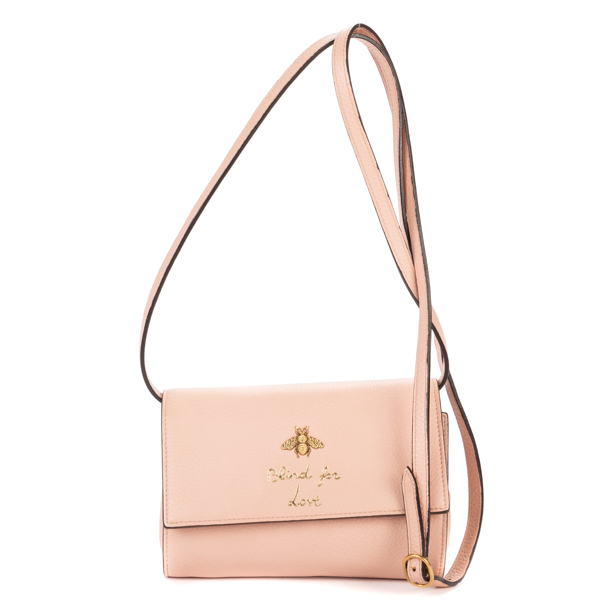 Waist Bag Animalier Blind for Love Bee Wallet Light Pink Pebbled