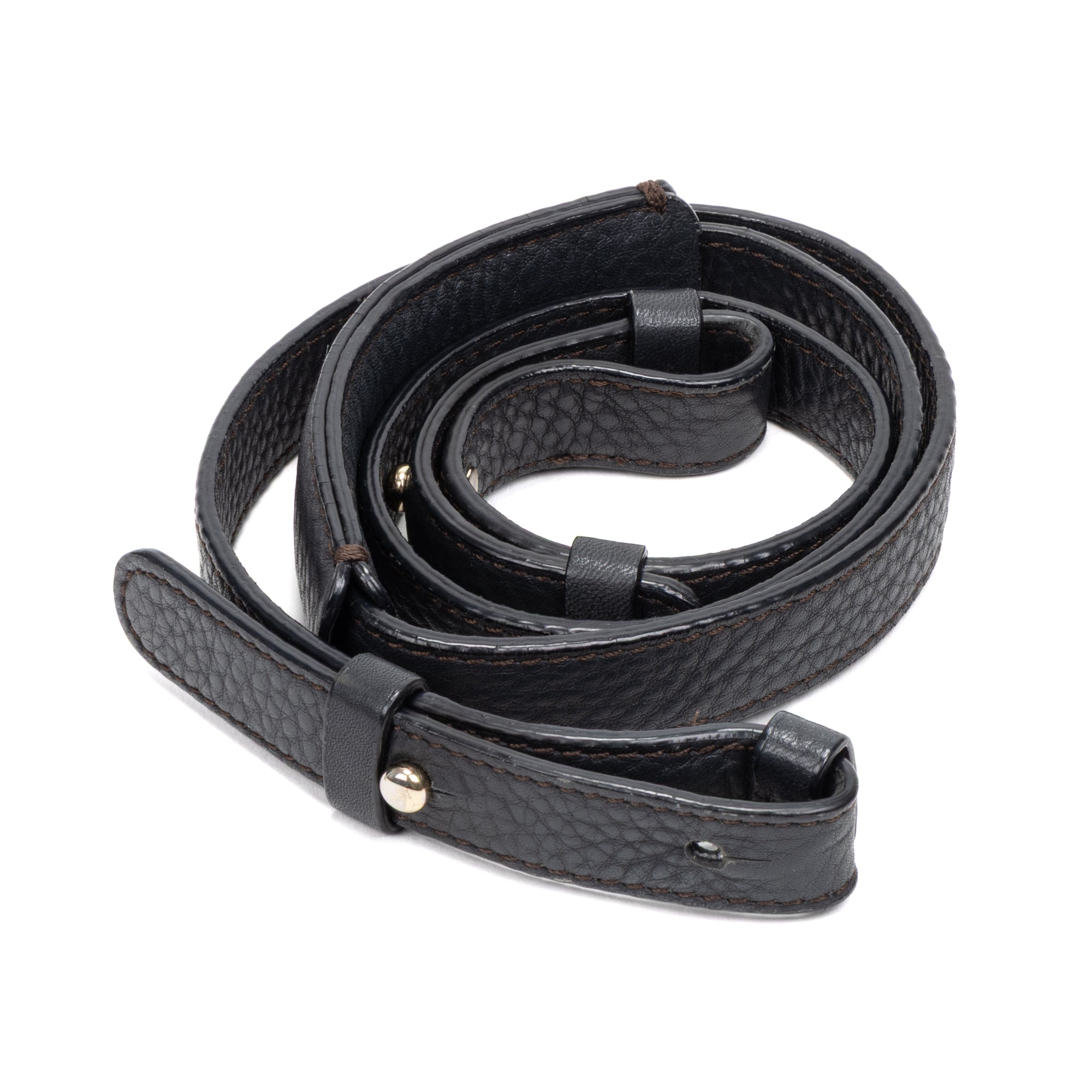 Shoulder Bag Braided Flap Shoulder Bag Black Grained Leather