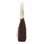 Shoulder Bag Antigua Cabas MM Brown Woven Canvas