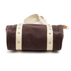 Shoulder Bag Antigua Cabas MM Brown Woven Canvas