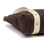 Shoulder Bag Antigua Cabas MM Brown Woven Canvas