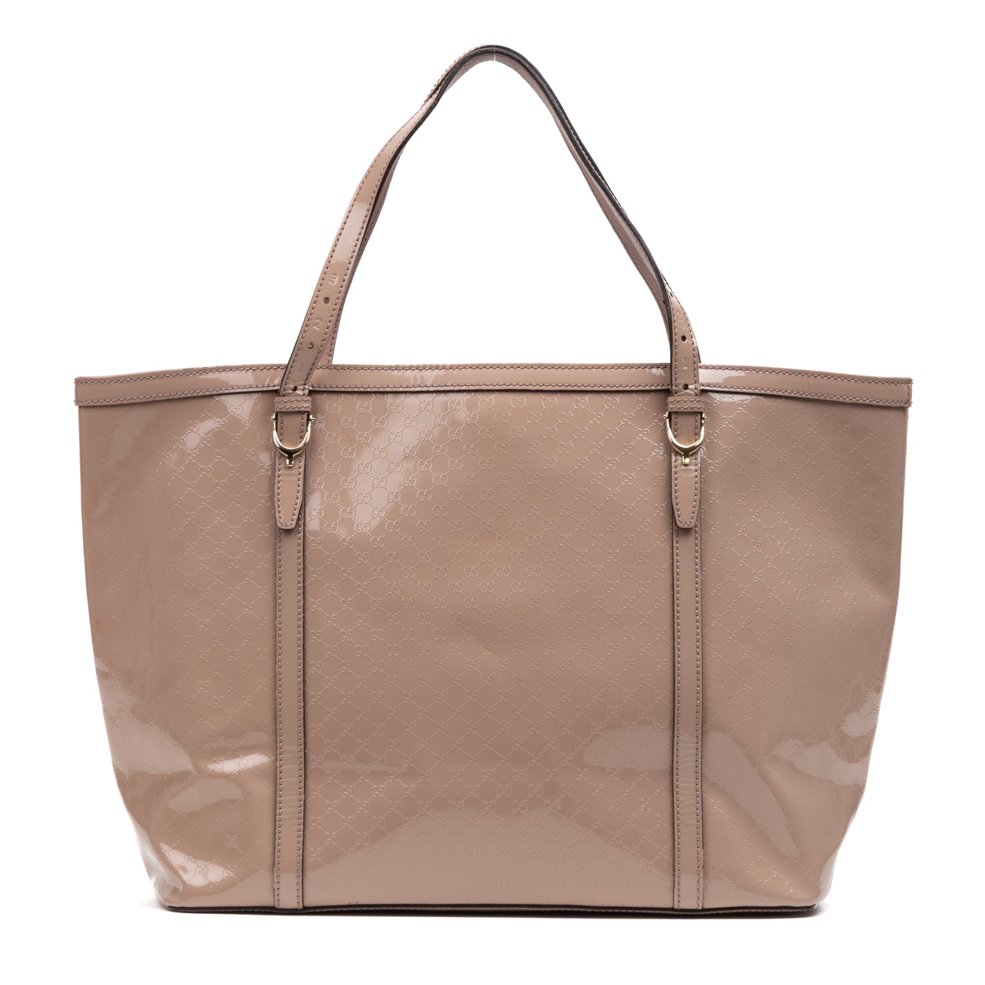 Shoulder Bag Nice Tote GM Pink Guccissima Imprint Coated Canvas