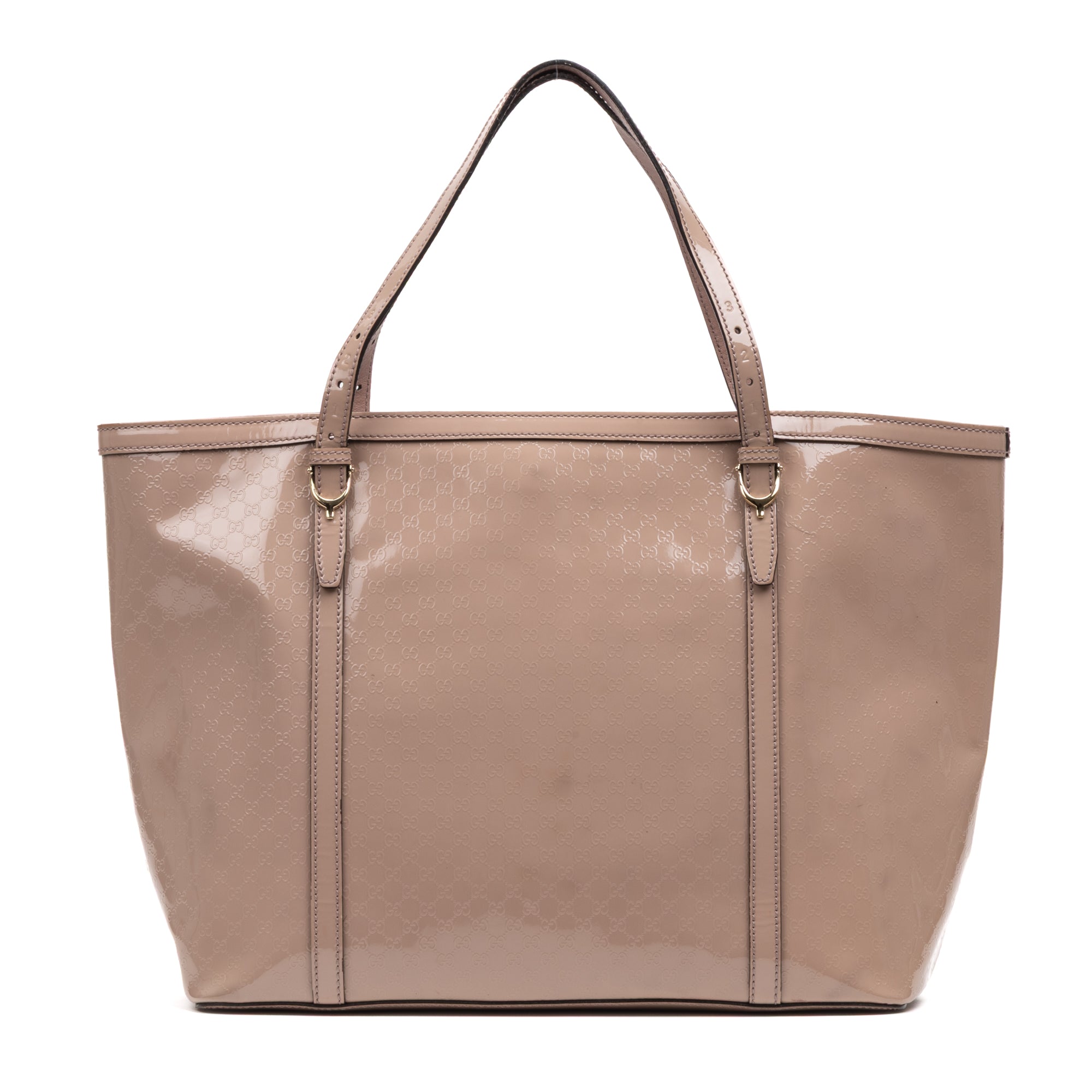 Shoulder Bag Nice Tote GM Pink Guccissima Imprint Coated Canvas
