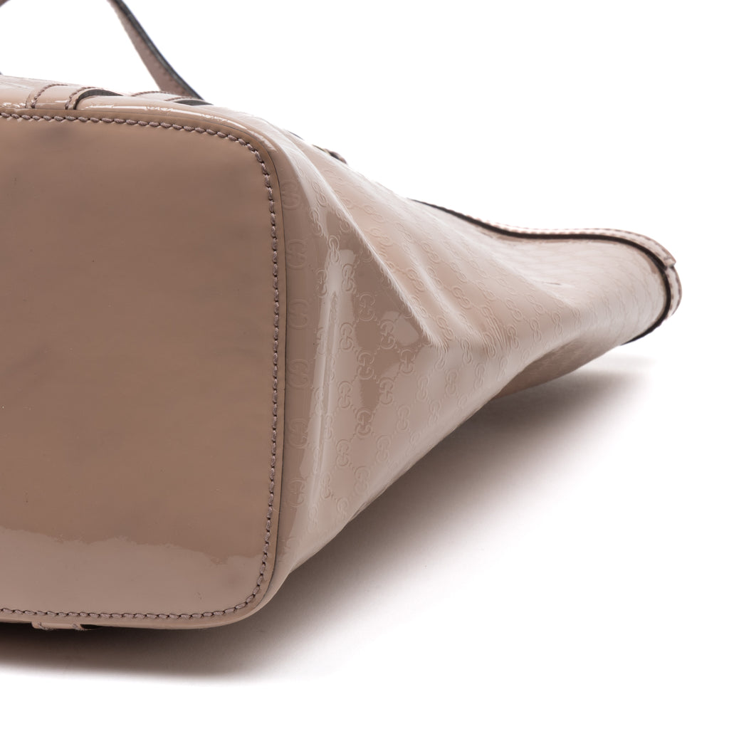 Shoulder Bag Nice Tote GM Pink Guccissima Imprint Coated Canvas