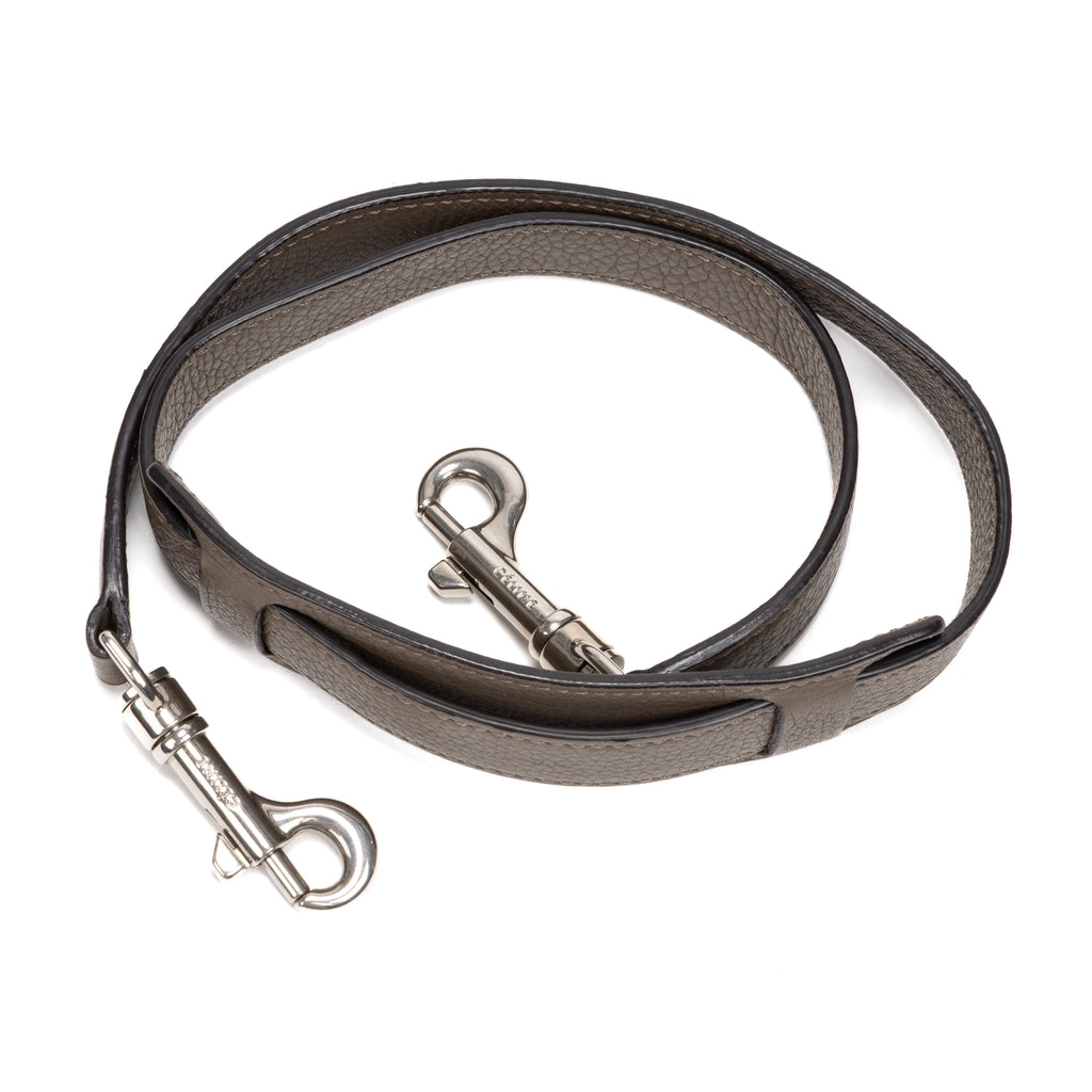 Shoulder Bag Trapeze MM Taupe Grained/Suede Leather