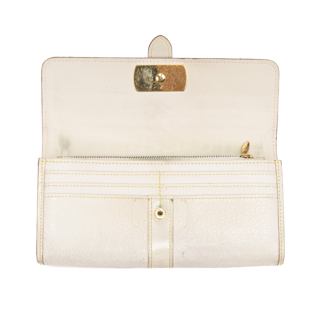 Wallet Le Fabuleux Ivory Suhali Leather