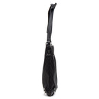 Shoulder Bag Abbey Crossbody Black Monogrammed Nylon Canvas
