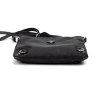Shoulder Bag Abbey Crossbody Black Monogrammed Nylon Canvas