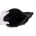 Shoulder Bag Abbey Crossbody Black Monogrammed Nylon Canvas