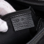 Shoulder Bag Abbey Crossbody Black Monogrammed Nylon Canvas