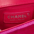 Shoulder Bag Boy PM Pink Velvet Canvas