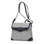 Shoulder Bag Vintage Shoulder Flap Navy Blue Micro Supreme Coated Canvas
