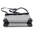 Shoulder Bag Vintage Shoulder Flap Navy Blue Micro Supreme Coated Canvas