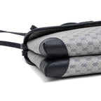 Shoulder Bag Vintage Shoulder Flap Navy Blue Micro Supreme Coated Canvas