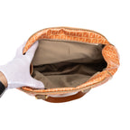 Shoulder Bag Bowling Outter Pocket Tote Pink Zucca Coated Canvas