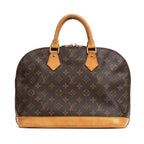 Handbag Alma PM Brown Monogram Canvas
