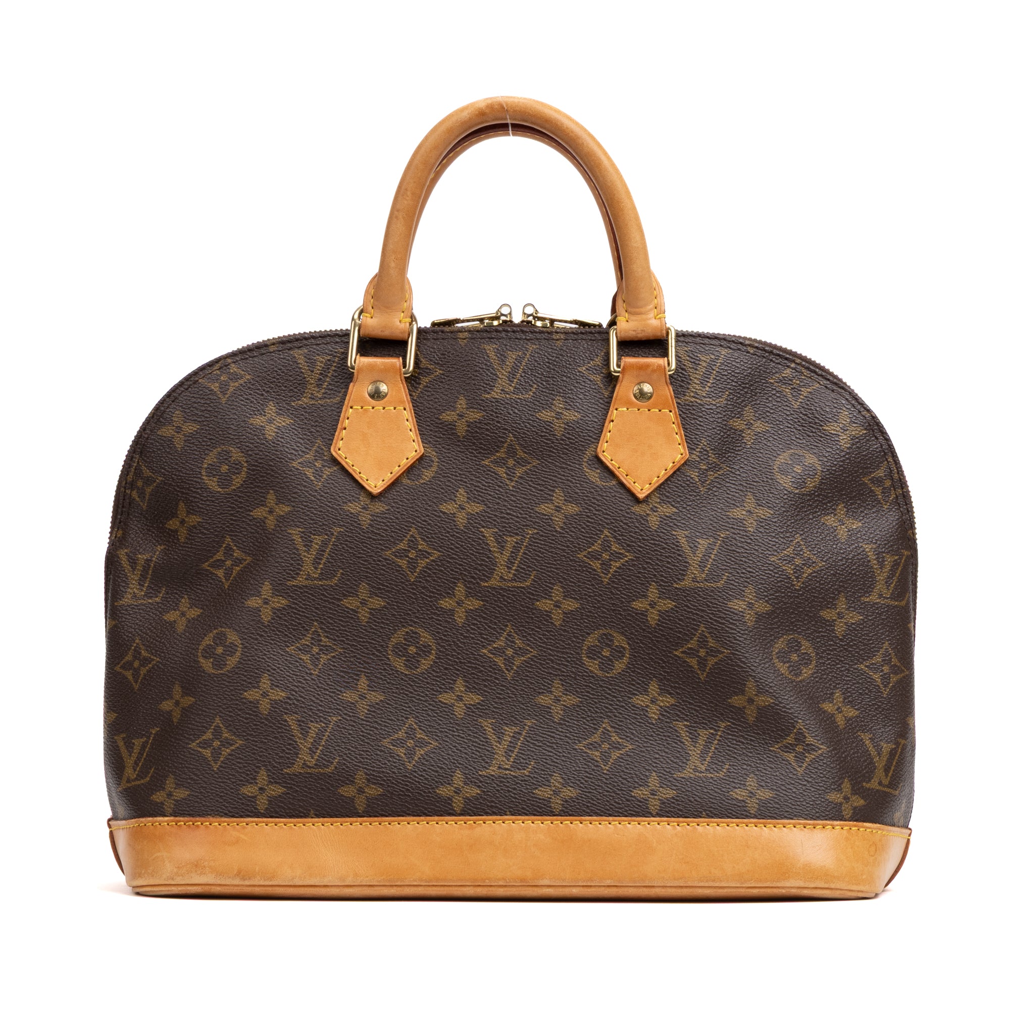 Handbag Alma PM Brown Monogram Canvas