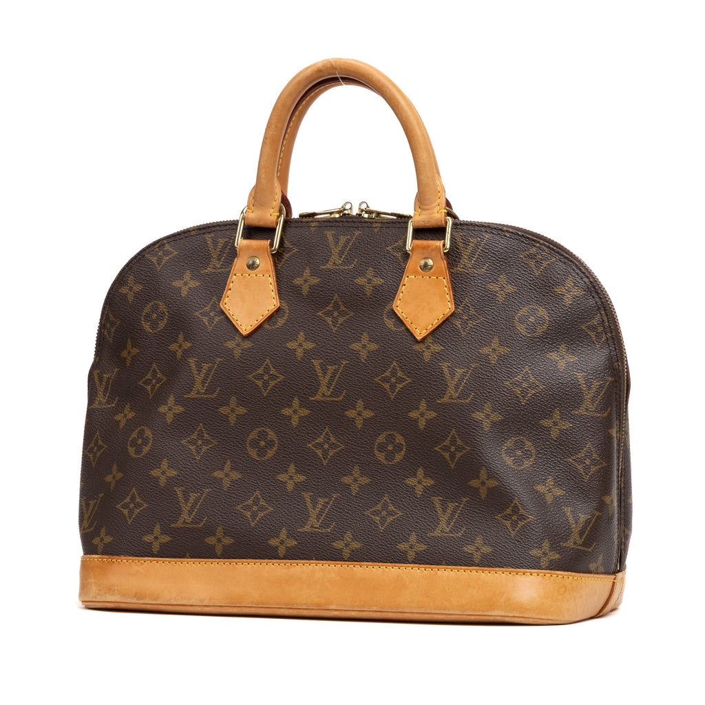 Handbag Alma PM Brown Monogram Canvas