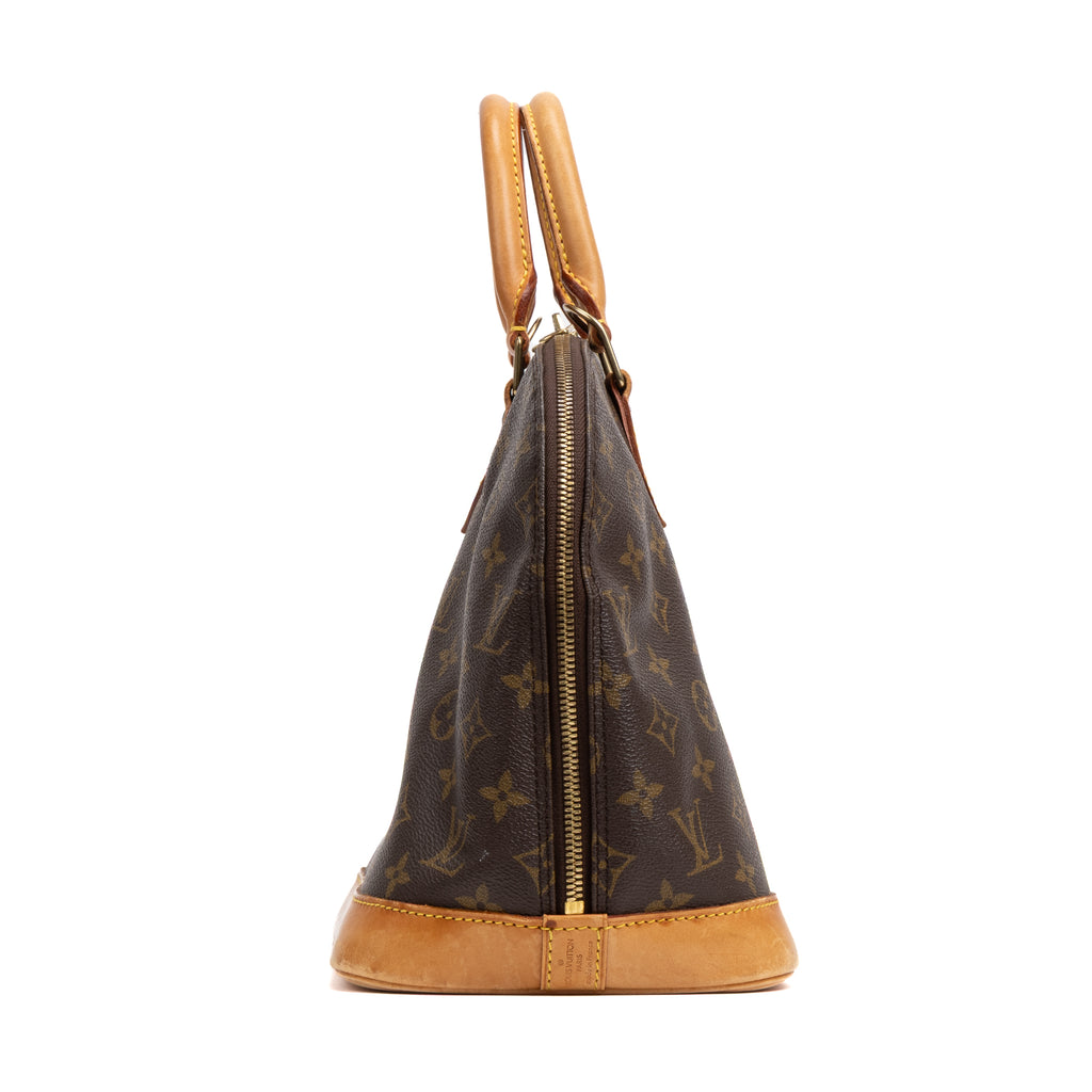 Handbag Alma PM Brown Monogram Canvas
