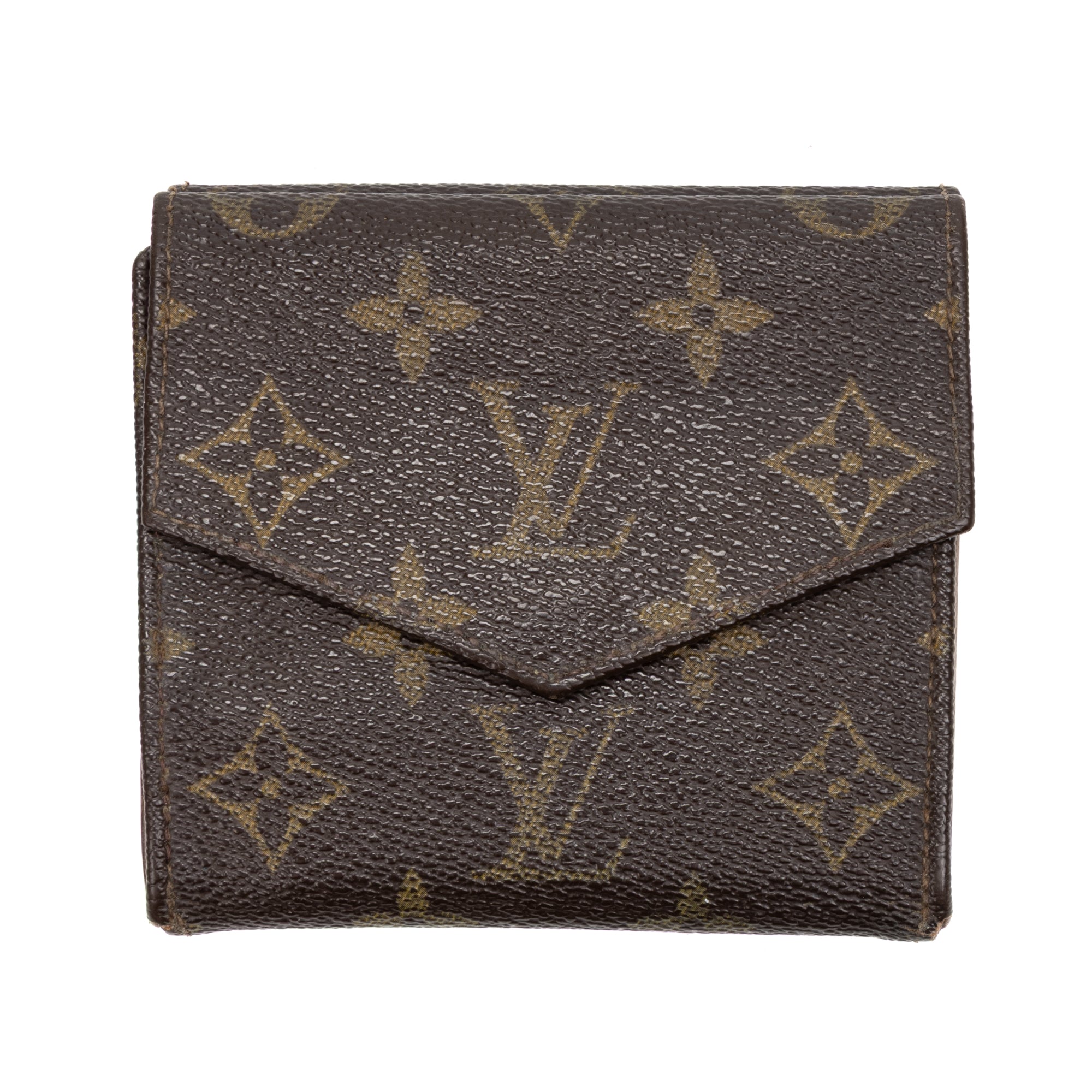 Wallet Vintage Elise Brown Monogram Canvas