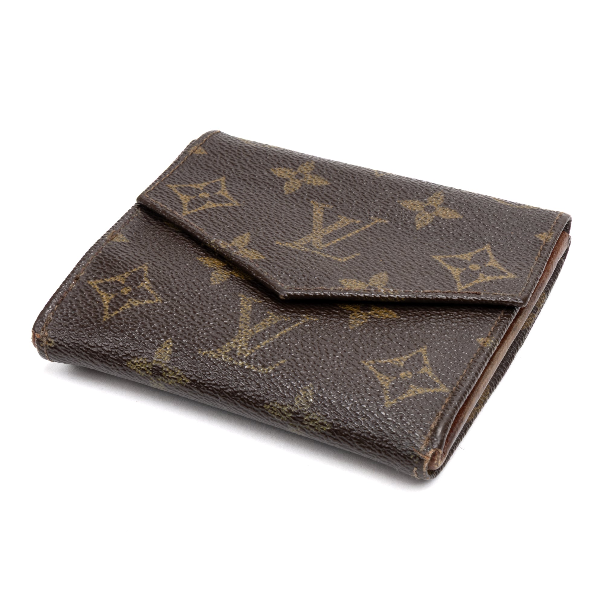 Wallet Vintage Elise Brown Monogram Canvas