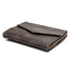 Wallet Vintage Elise Brown Monogram Canvas