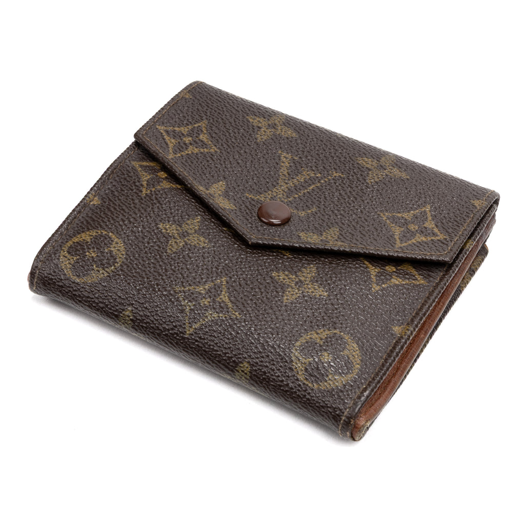 Wallet Vintage Elise Brown Monogram Canvas