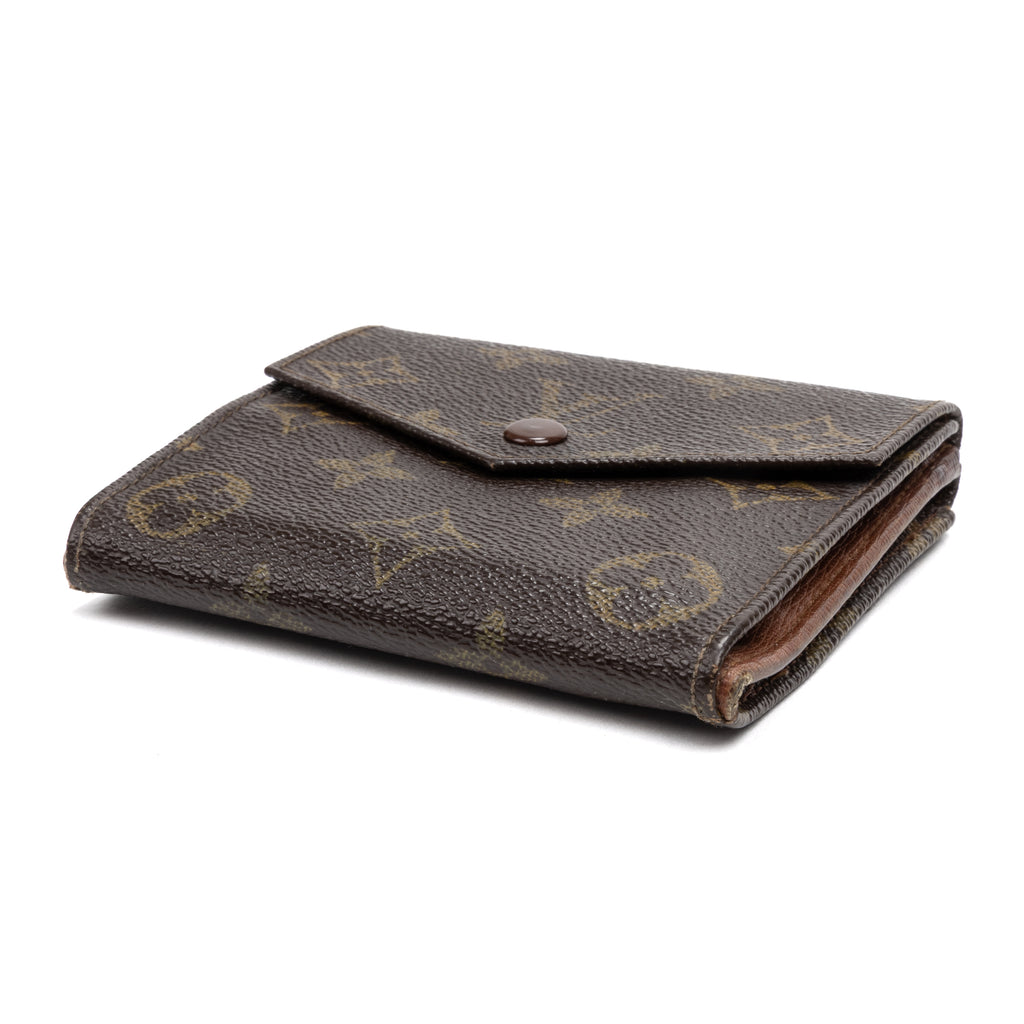 Wallet Vintage Elise Brown Monogram Canvas