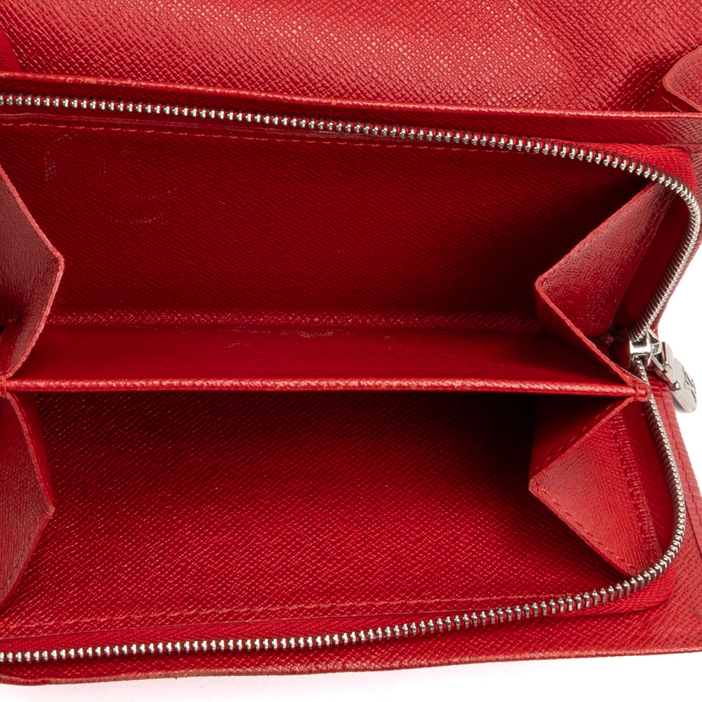 Wallet Porte-Tresor Zip Carmine Epi