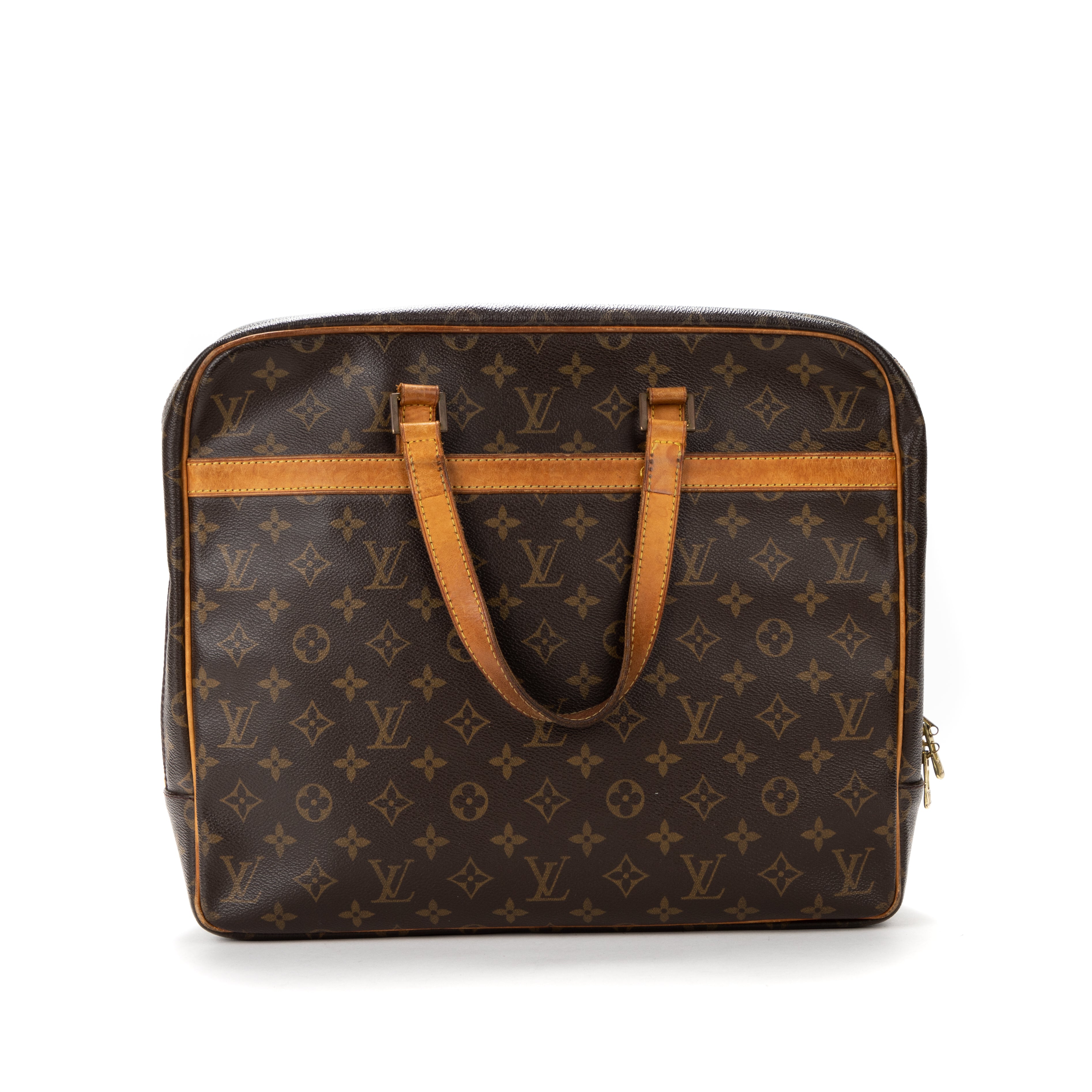 Shoulder Bag Porte-Documents Pegase Brown Monogram Canvas
