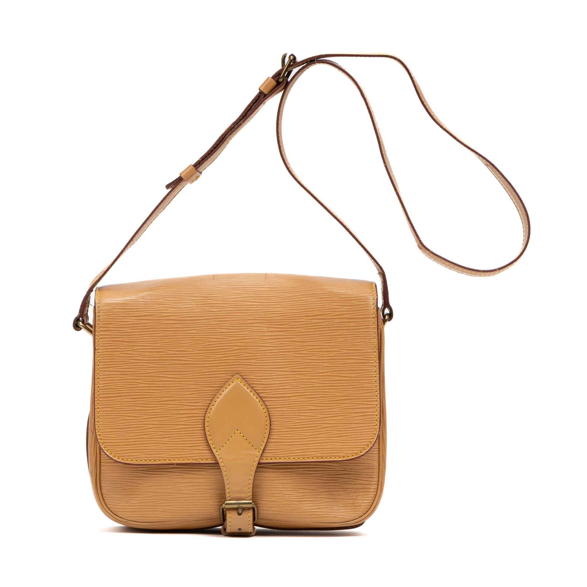 Shoulder Bag Cartouchiere MM Winnipeg Beige Epi