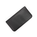 Wallet Zip Around Wallet Dark Grey Grained Leather
