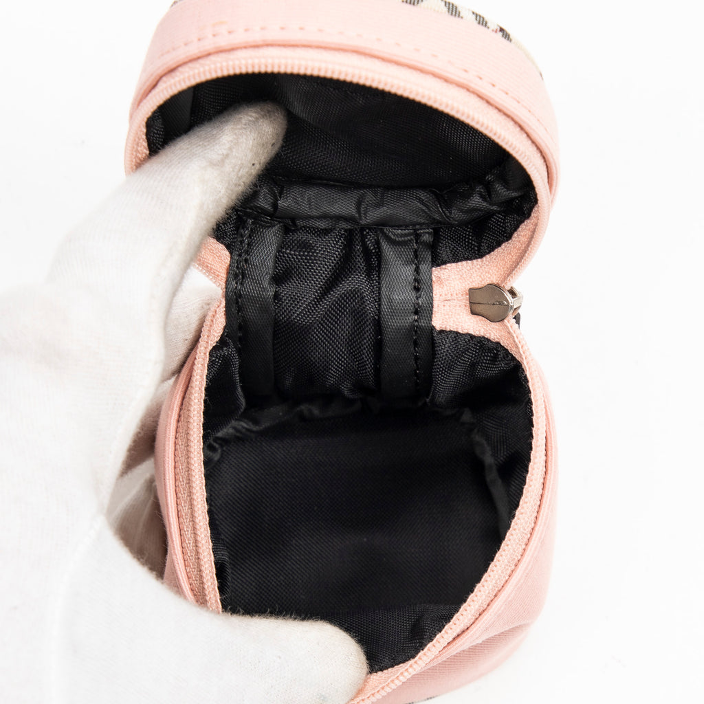 Pouch Mini Accessory Pouch Pink Canvas