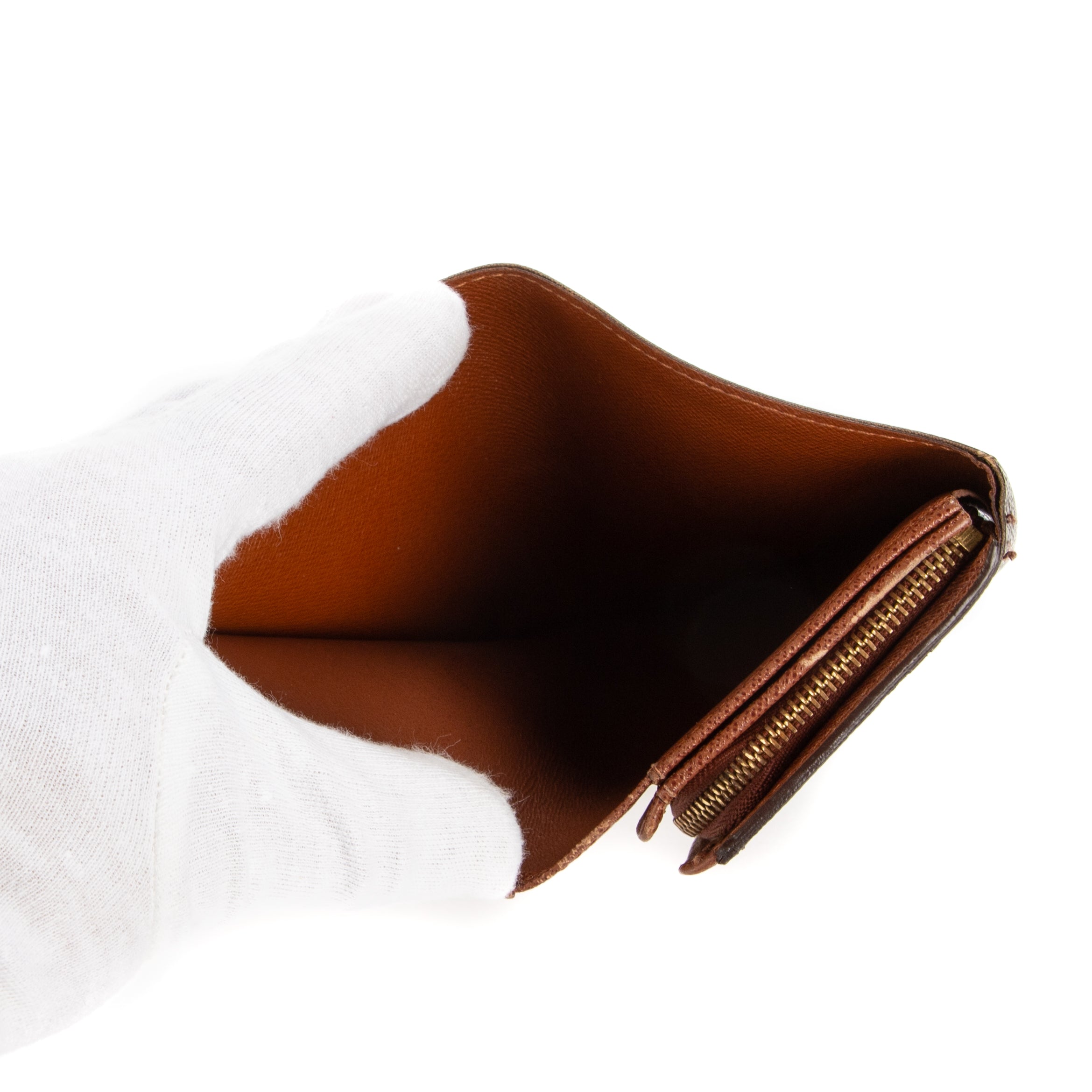 Wallet Porte-Tresor Zip Brown