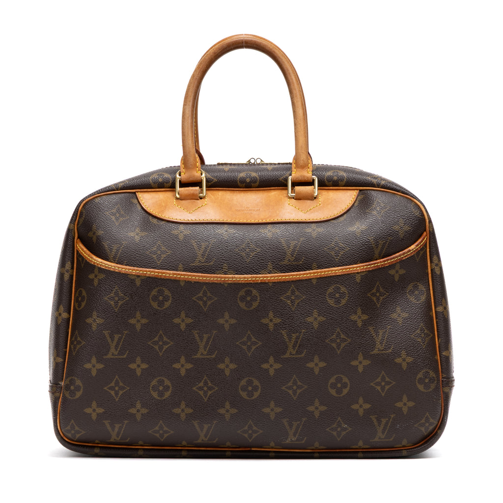 Handbag Deauville Brown Monogram Canvas