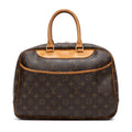Handbag Deauville Brown Monogram Canvas