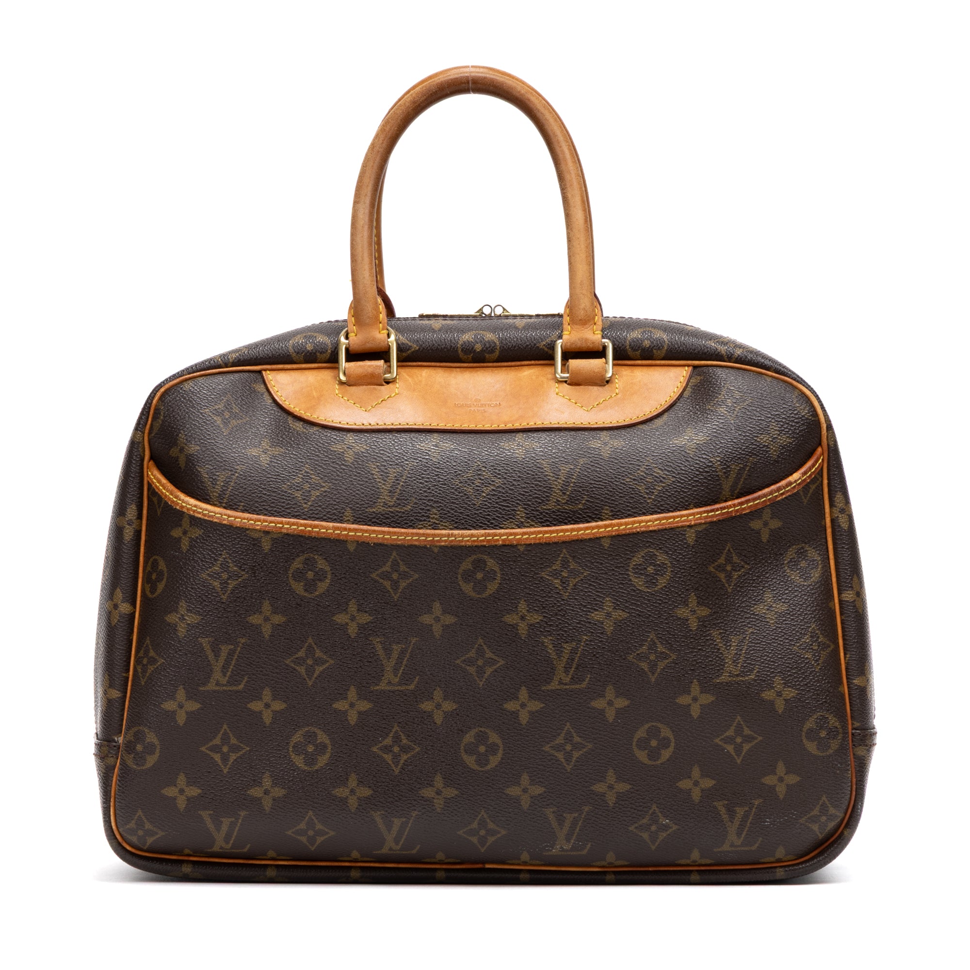 Handbag Deauville Brown Monogram Canvas