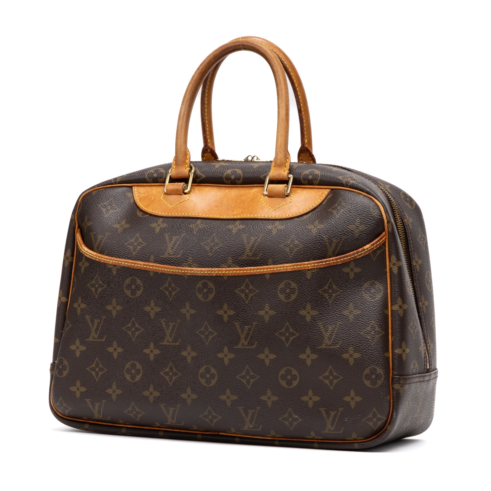 Handbag Deauville Brown Monogram Canvas