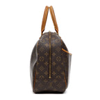 Handbag Deauville Brown Monogram Canvas