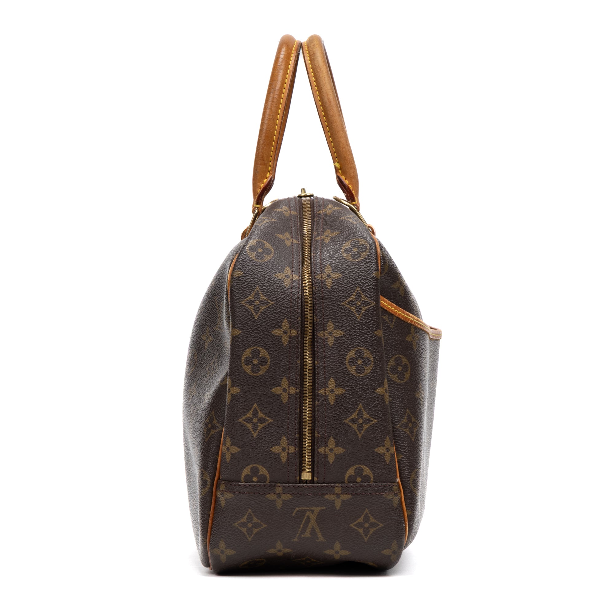 Handbag Deauville Brown Monogram Canvas