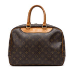 Handbag Deauville Brown Monogram Canvas