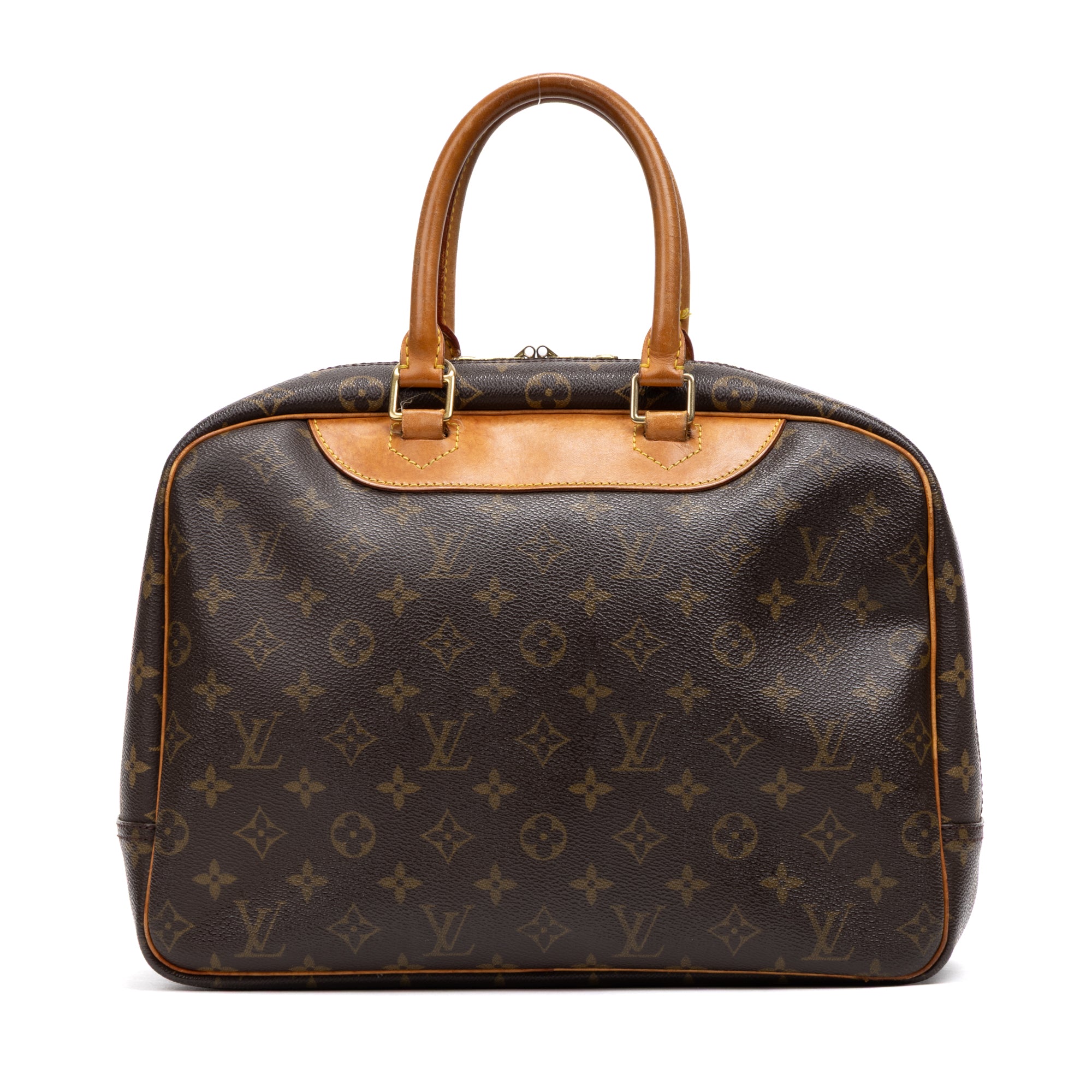 Handbag Deauville Brown Monogram Canvas