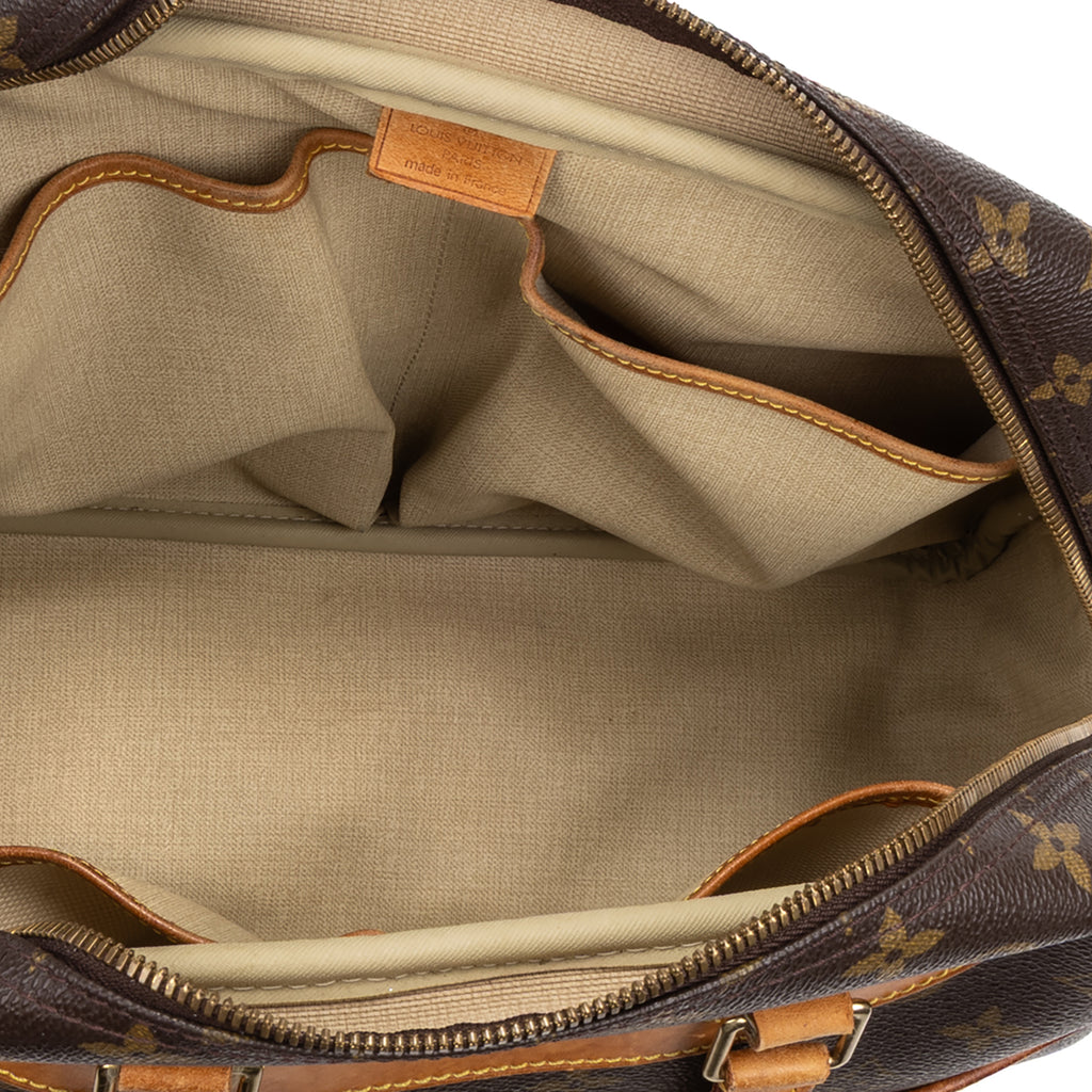 Handbag Deauville Brown Monogram Canvas