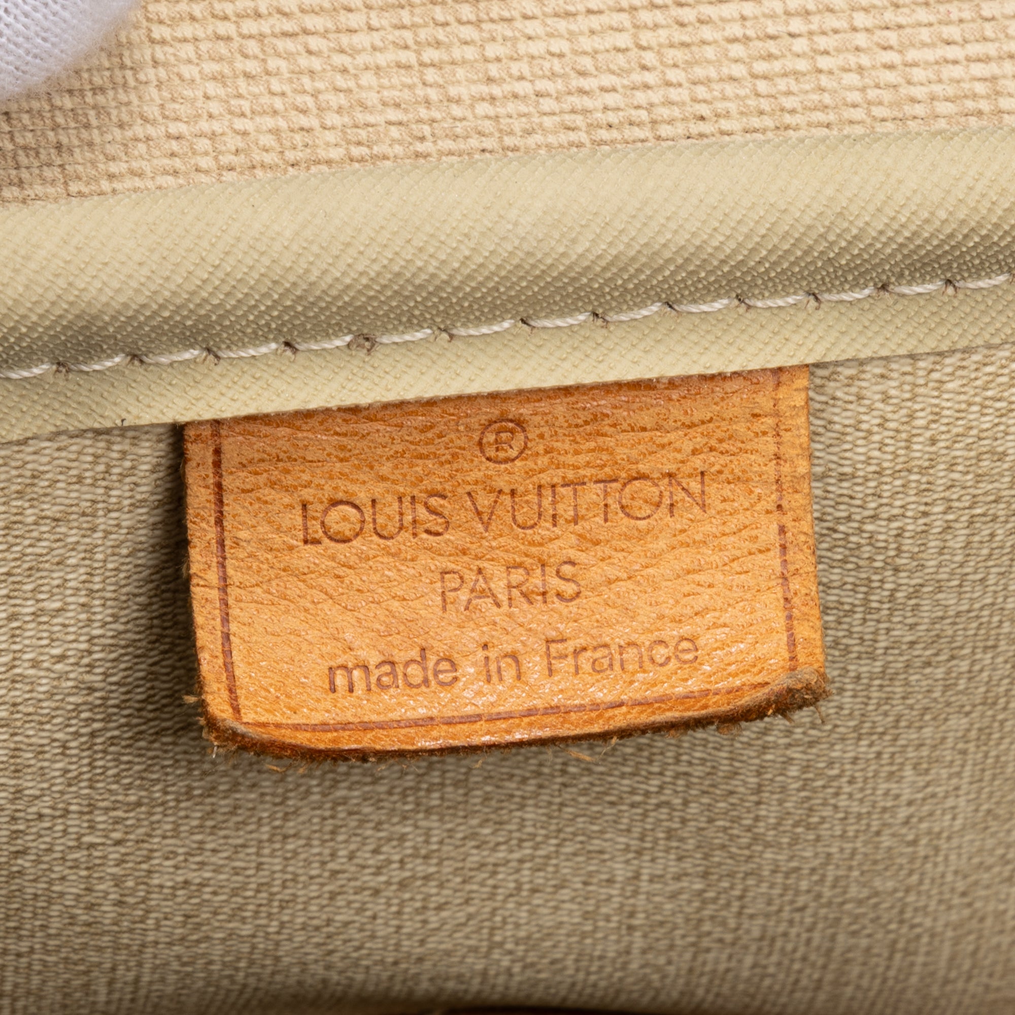 Handbag Deauville Brown Monogram Canvas