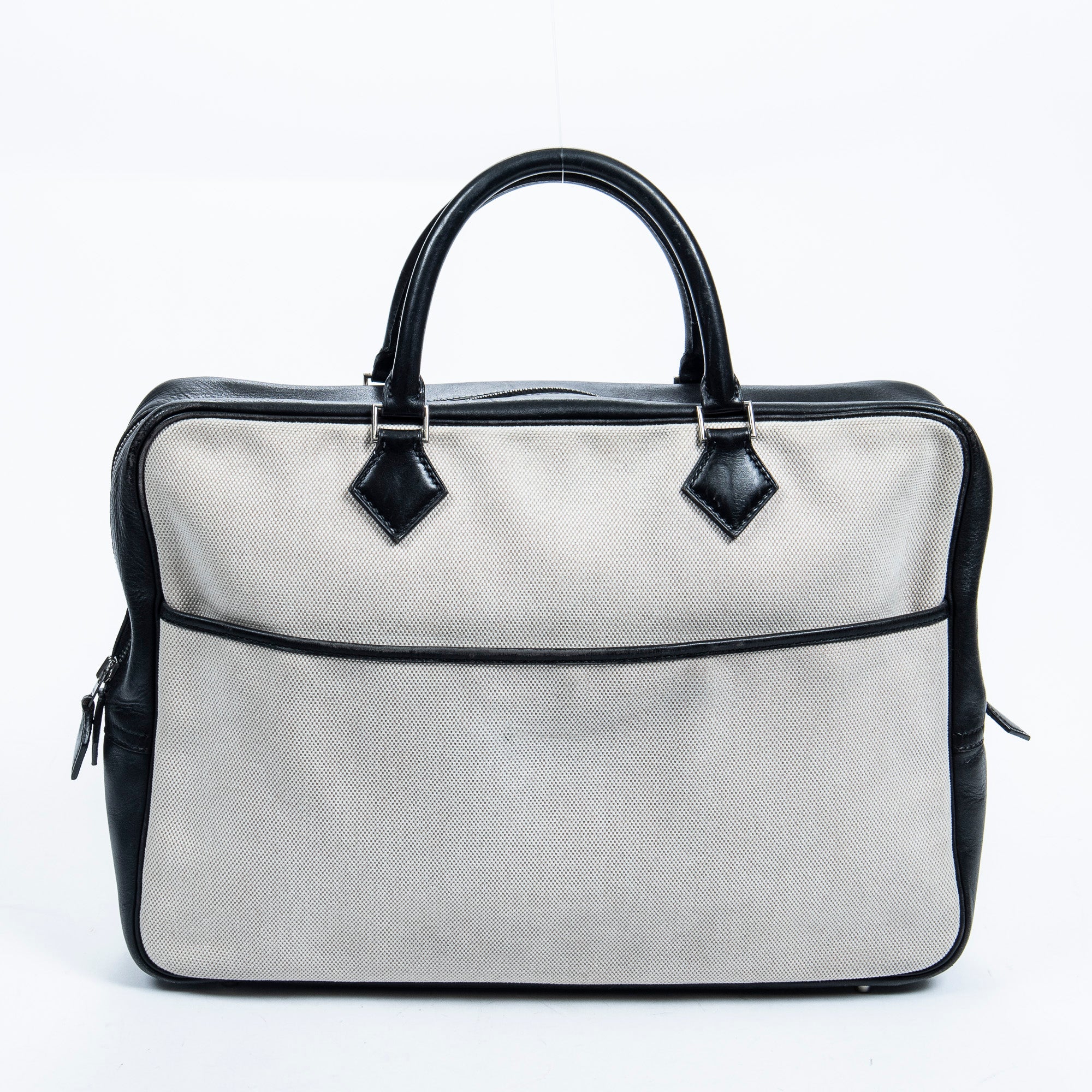 Handbag Rare Plume Briefcase 38 Ivory Toile H Canvas