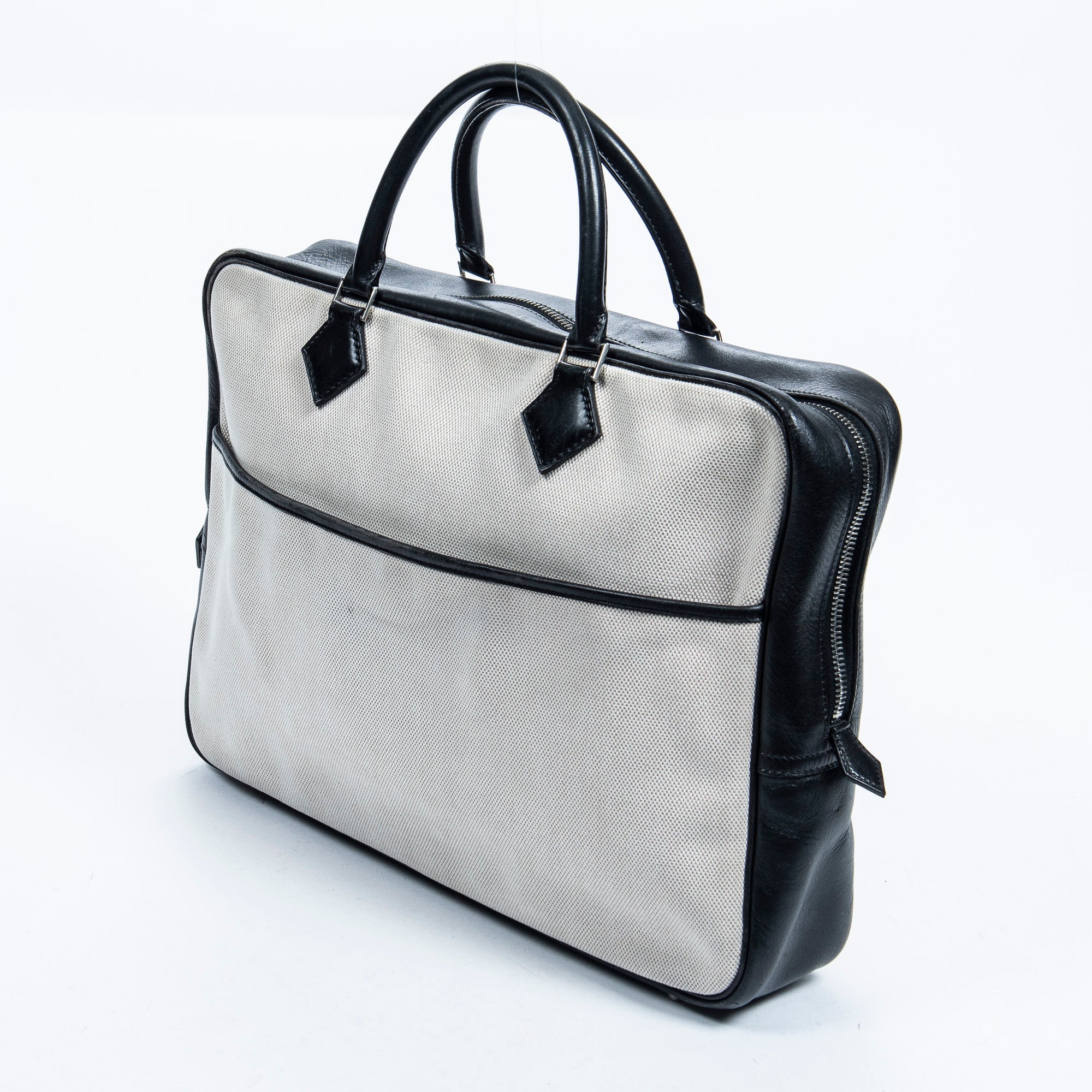 Handbag Rare Plume Briefcase 38 Ivory Toile H Canvas