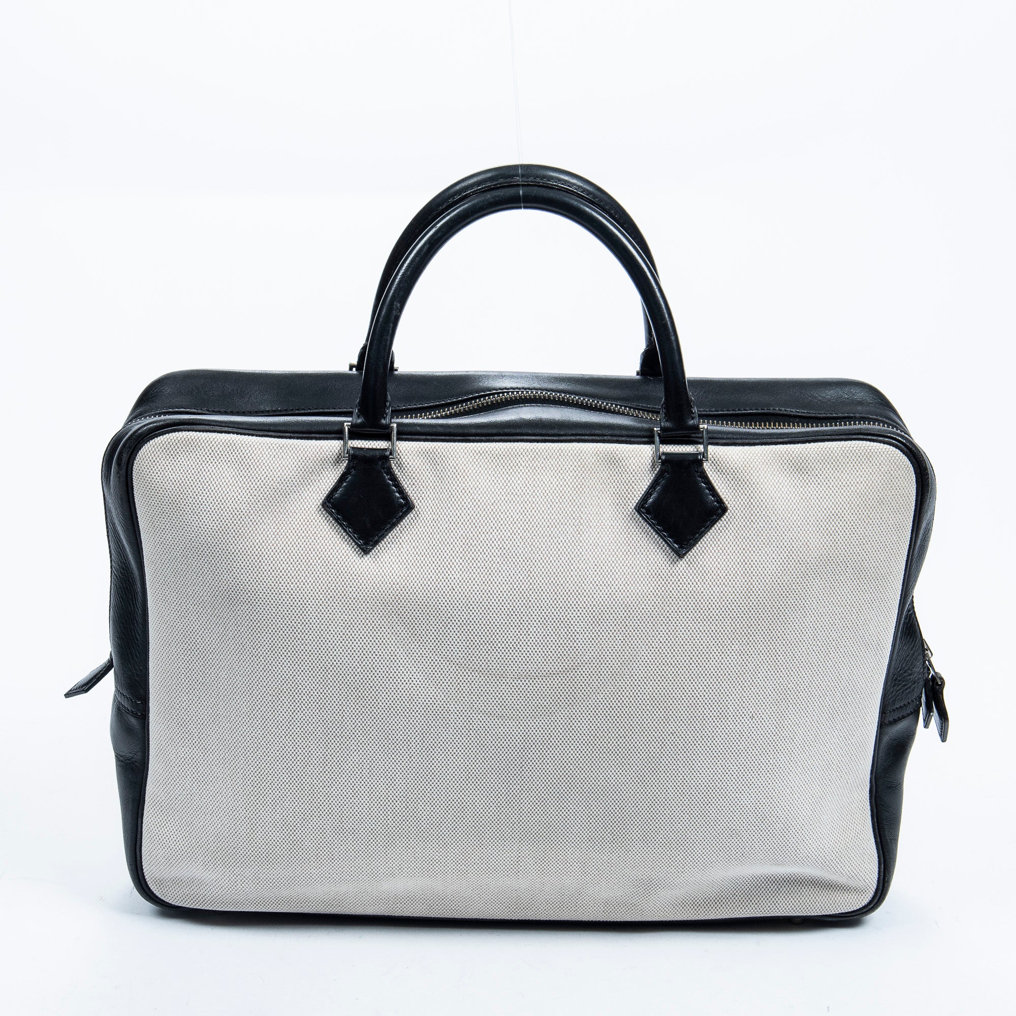 Handbag Rare Plume Briefcase 38 Ivory Toile H Canvas