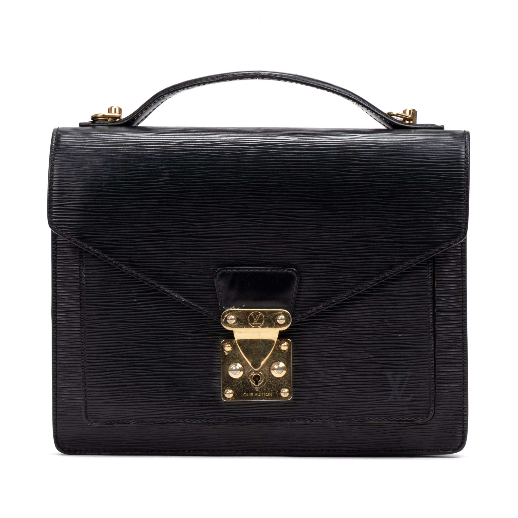 Shoulder Bag Monceau Black Epi