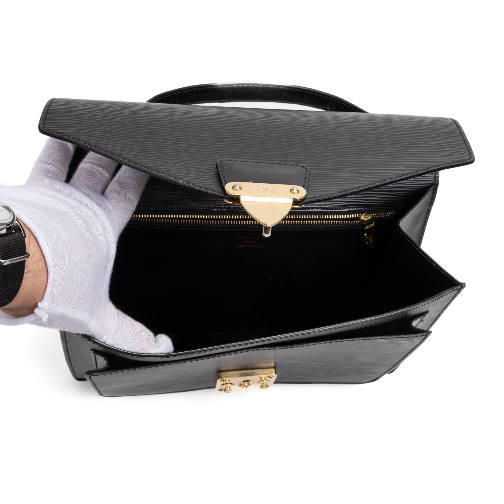 Shoulder Bag Monceau Black Epi