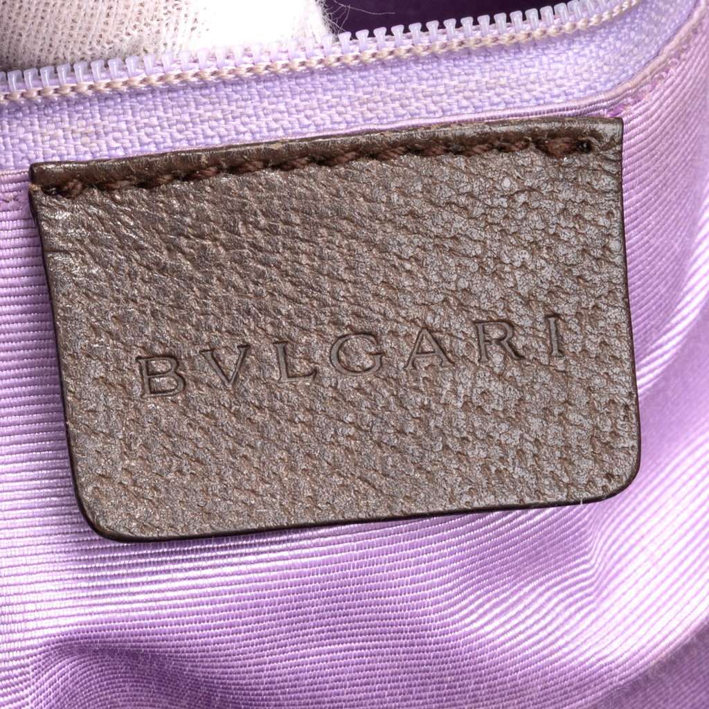 Shoulder Bag Shopping Tote Beige Logo Print Canvas